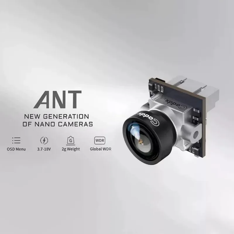 

ANT Nano Camera — 1200TVL FPV Racing Drone Camera with 3D Noise Reduction and WDR