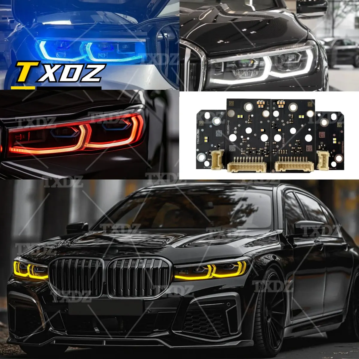 

Светодиодные платы DRL для BMW G11 G12 LCI 730I 740i 750IX 730Li M750I 2020-2022 годов выпуска, модуль дневных ходовых огней LED