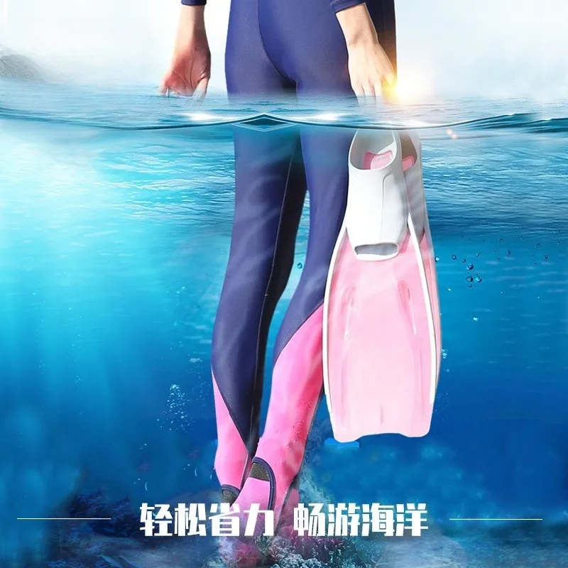 New Swimming Frog Shoes Long Flippers Snorkeling Diving Supplies Professional Training Men's and Women's Free Diving Flippers