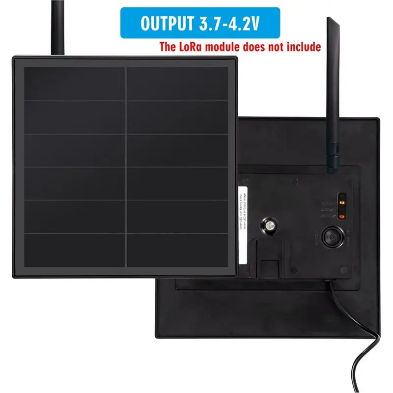 A19F-8W Mini Solar Panel Powered Battery Supported 3.7V Output Solar Power Supply For Lora Node Lot Sensor Projects