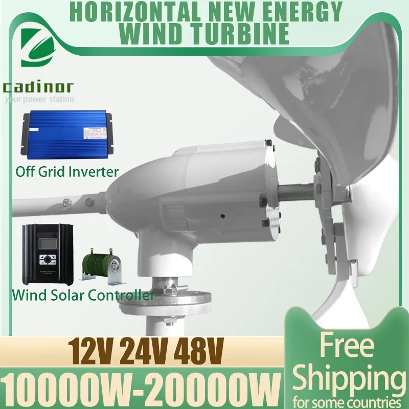 

20000W High Power Residential Wind Turbine 10kw Camping Windmill Home Appliance 12v 24v 48v Fan Free Energy Magnetic Generators