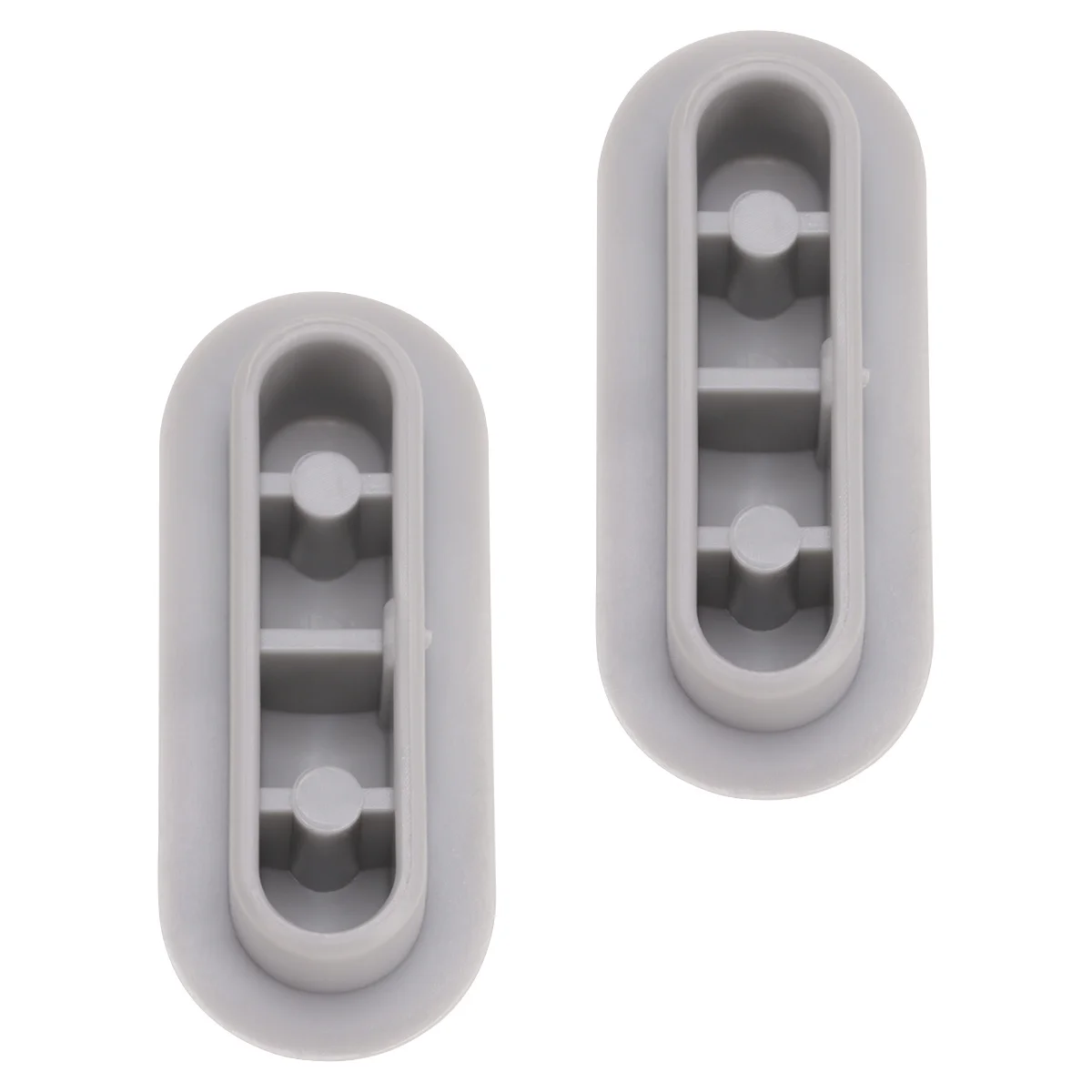 

2Pcs Toilet Seat Bumper Grey Rugged Plastic Mounting Pad Reduces Vibration Easy Fit Most Seats Lift Kit Cushion Gasket Spacer