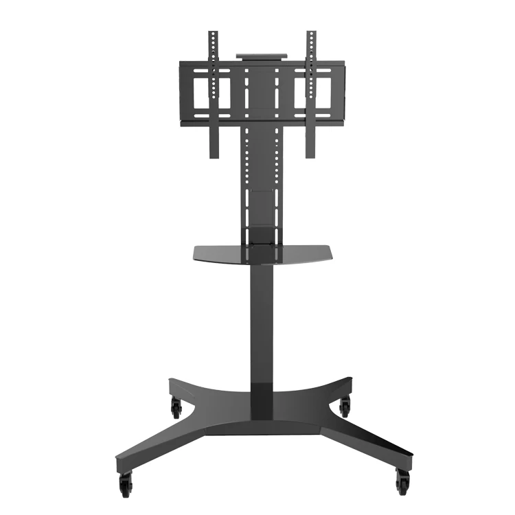 

ODM Adjustable mobile lifting intelligent TV lifting table Rolling TV trolley with remote control
