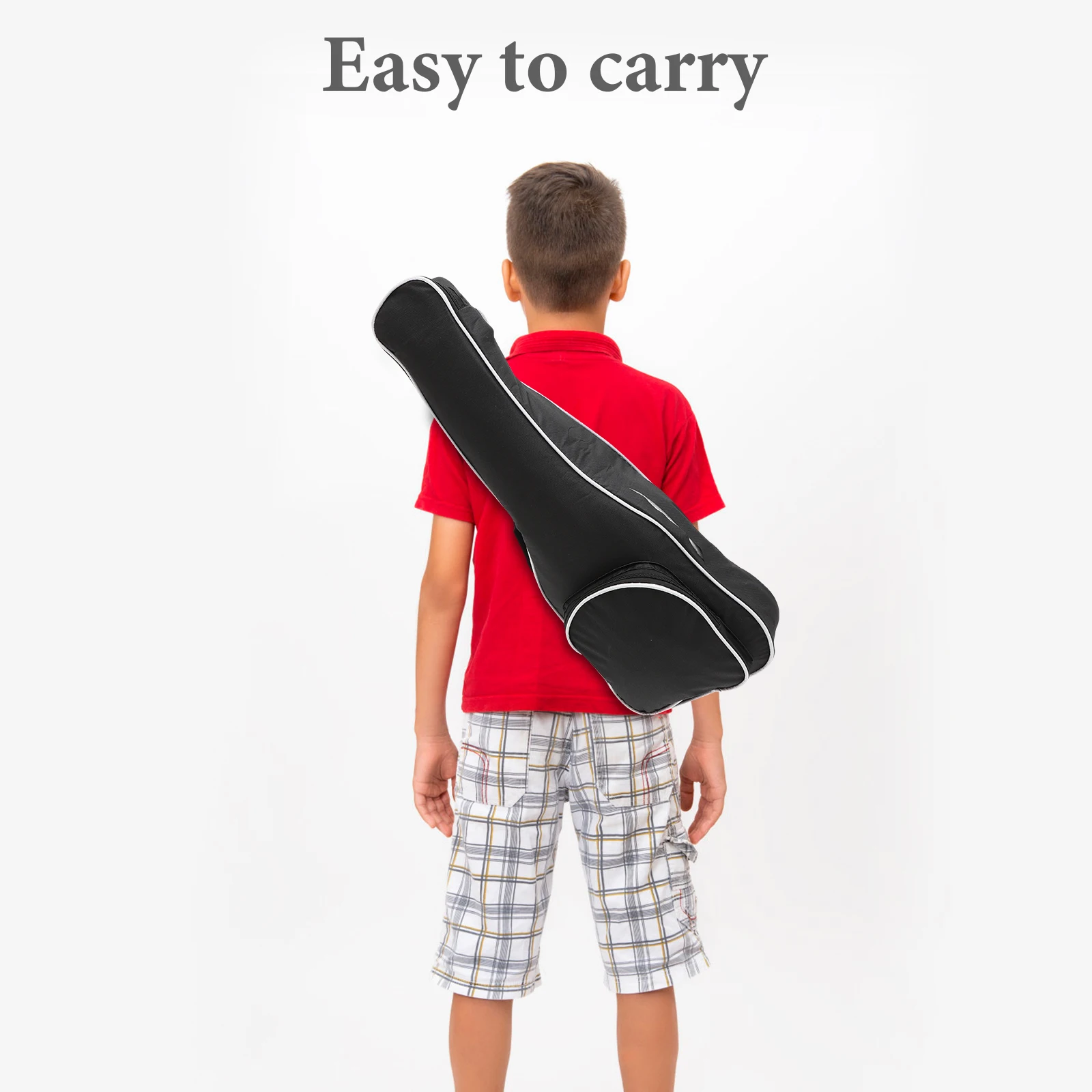 

Ukulele Bag Guitar Case Portable Carry Small Carrying Oxford Cloth Musical Instrument Pouch with Pocket