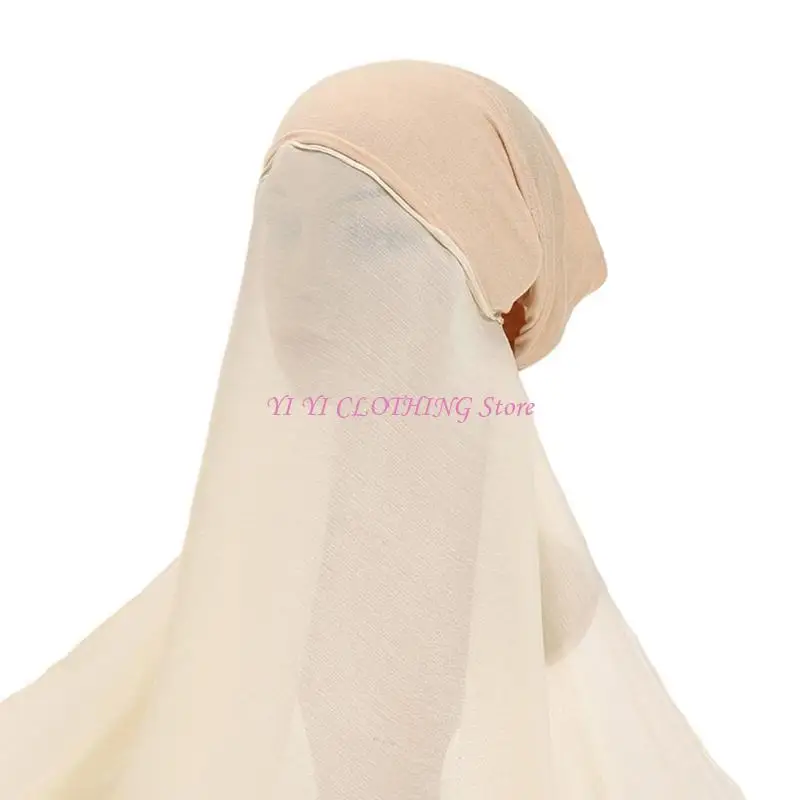 

N5KF Комфортный женский платок с головным планом Vintage Elegant Headscarfcar