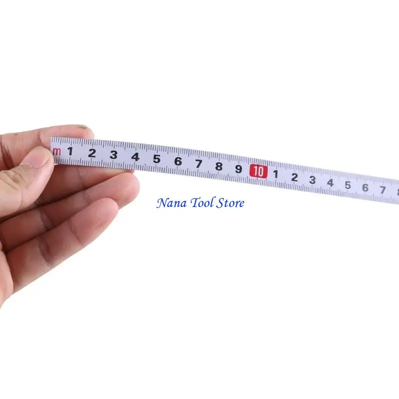 31GJ Adhesive Measuring Tape, Removable Adhesive Measuring Tape,Steel Metric  Tape Measure for Home or Office Use