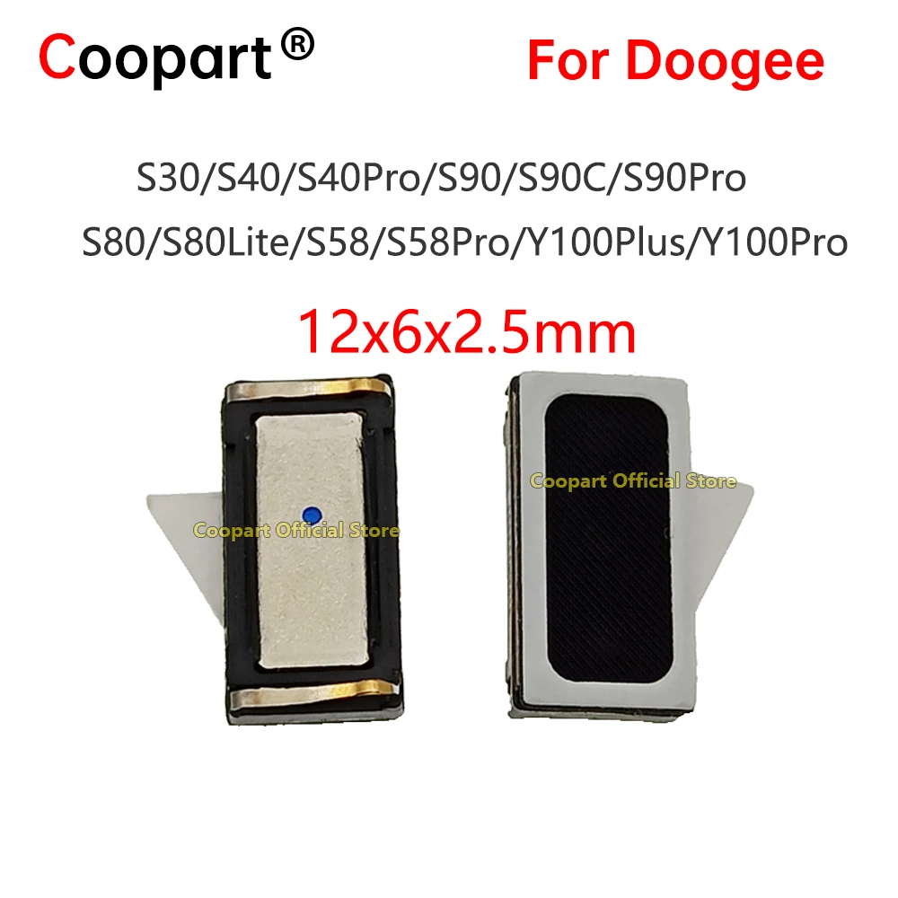 2Pcs Earpiece Speaker Ear Piece Receiver For Doogee S40 S40 Pro S90 S58 S30 S90C Y100 Plus S80 S80 Lite S58Pro Y100Pro S90Pro