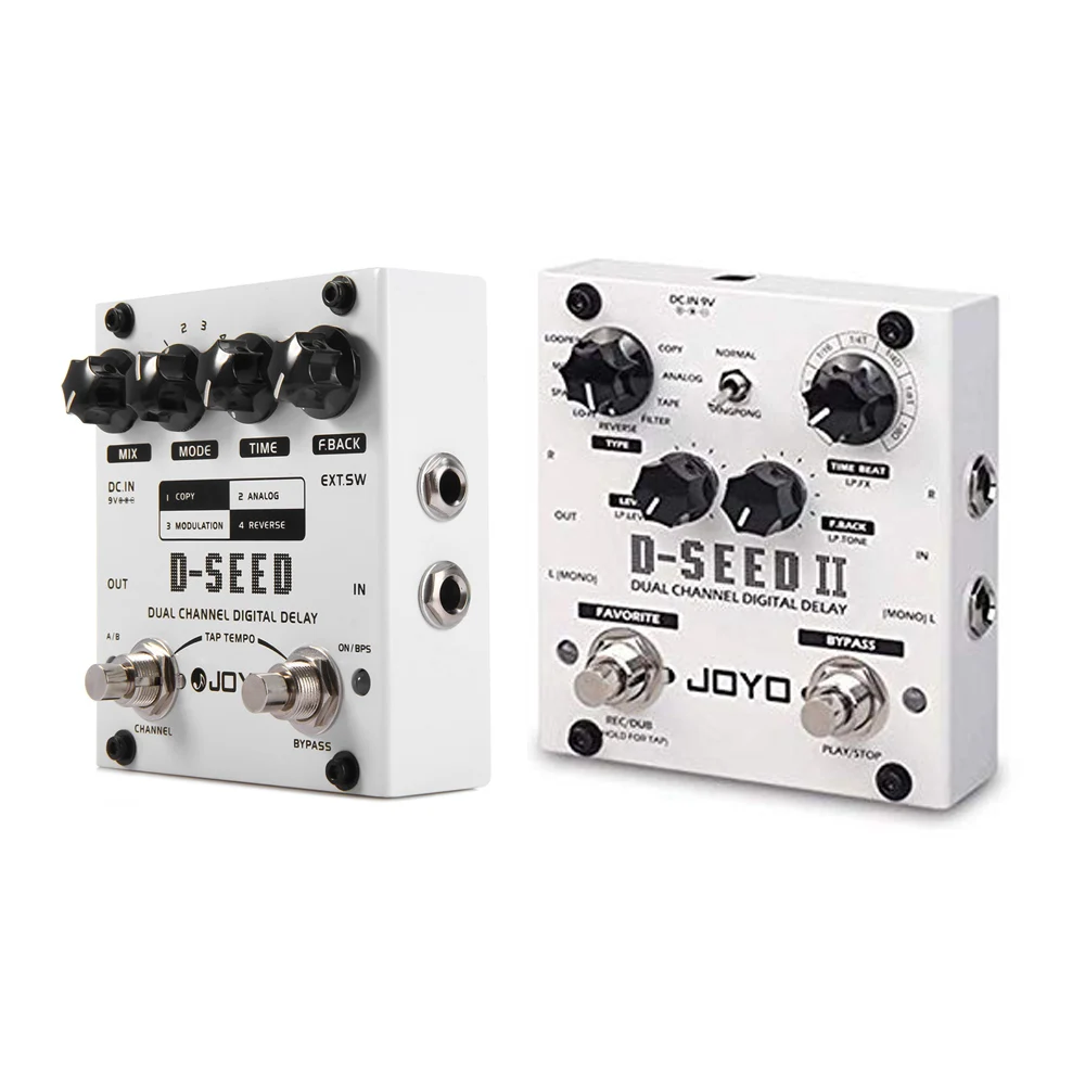 JOYO D-SEED-II/D-SEED Delay and Looper Dual Channel Digital Delay Guitar Floor Multi Effects Pedal For Guitar Bass Accessories