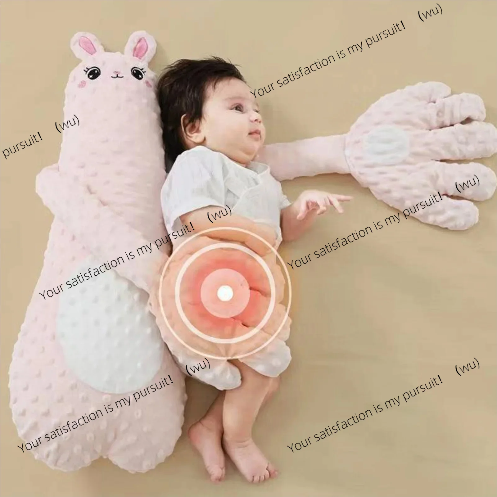 for Toddler Baby Sleeping Patting Doll with Soothing Palm Remote 3 Adjustable Electric Baby Hand Pillow Soothing Palm Patting