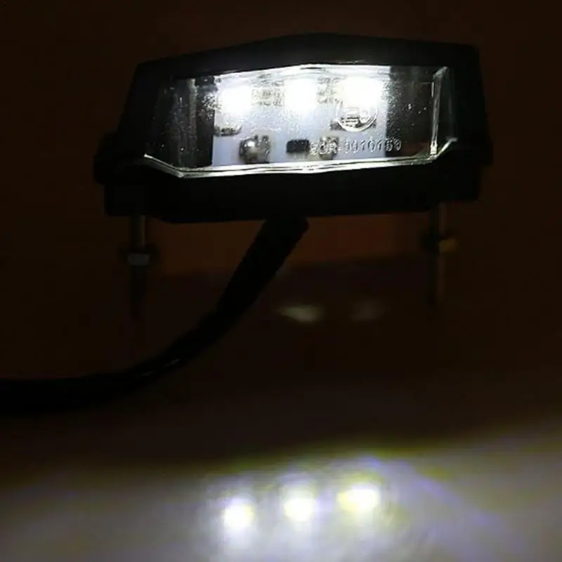 Luz trasera de matrícula pequeña, lámpara trasera para motocicleta, luces para conducción nocturna, viajes de niebla