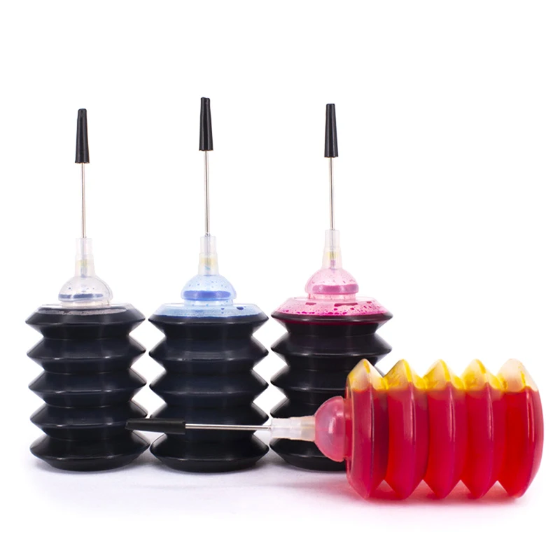 1PCS Rainbow 30ml Black Universal Refill Ink Kit Refill Dye Ink For Canon For Epson For HP Printer Inkjet Printer Ink Refill Ink