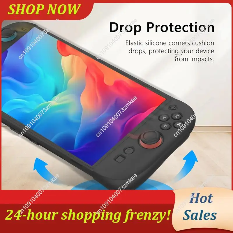 Daily Sale 4 In 1 Protective Set For Nintendo Switch 2 Tempered Glass Screen Game Console Case Handle Protector Cover For Switch