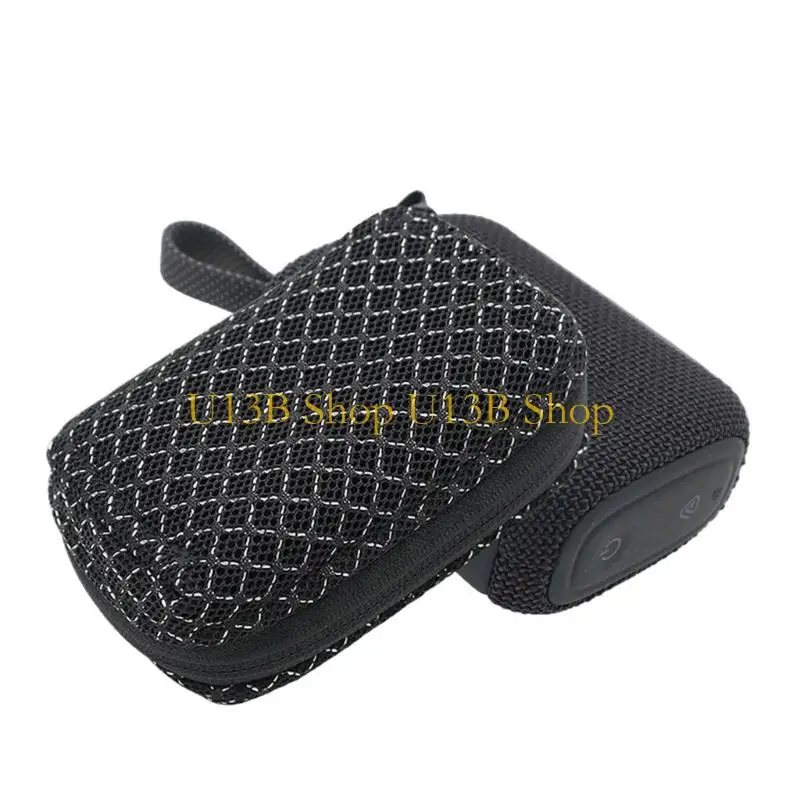 U13B Breathable Net Storage Bag For GO 5 Mini Speaker Easy Access Quick Installation For Daily Commuting Adventure