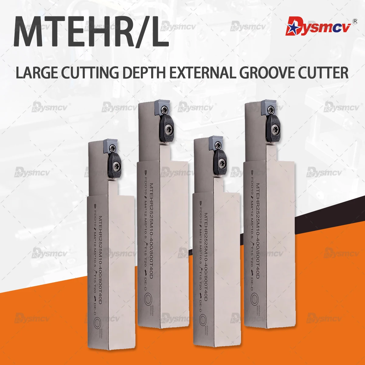 1PC Large Cutting Depth Straight Groove Cutter Bar MTEHL Arc Large Cutting Depth Extended End Groove Cutter Bar MTEHR2525M10 08