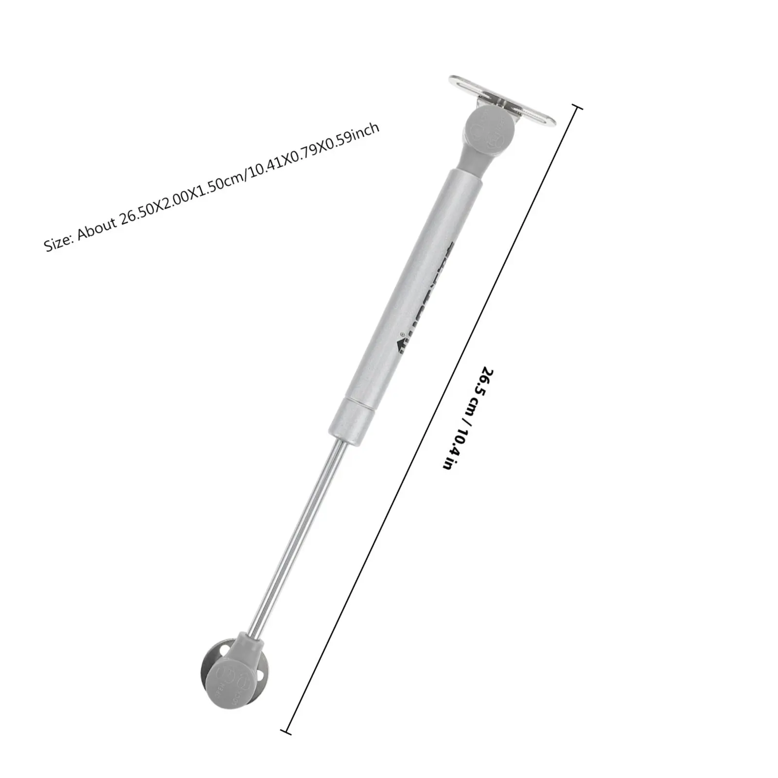 2Pcs Premium Hydraulic Pressure Support Silent Buffering Gas Strut for Furniture Door Panel Telescopic