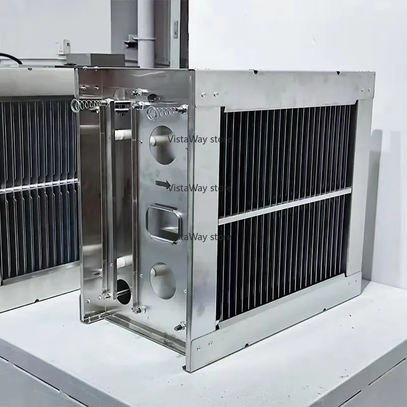 Energy-Saving Exhaust Purifiers Restaurant Kitchen Electrostatic Precipitator Stainless Steel Filter for Hotels