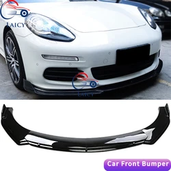 LAICY For Panamera 970 971 09-22 Car Front Body Bumper Spolier Lip Chin Diffuser Splitter Air Dam Kit Protector Guard Cover