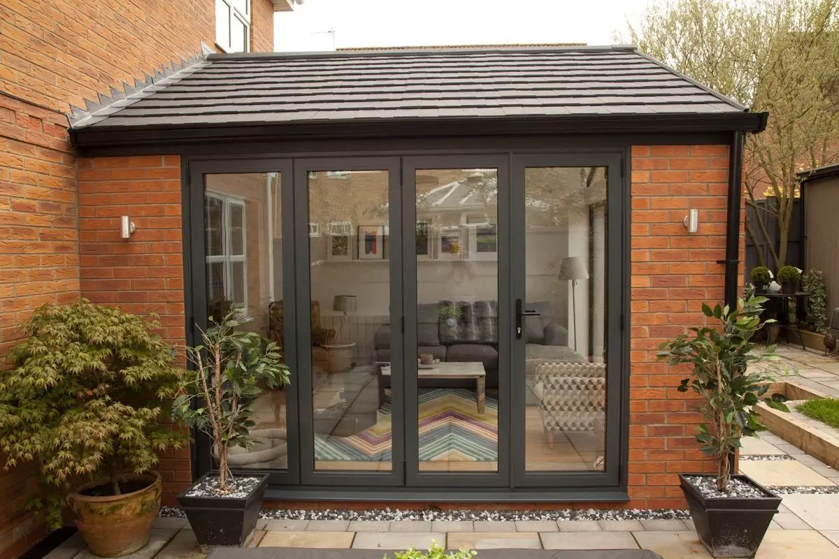 Modern Villa Room Partition Accordion Door Bifold Thermal Break Aluminum Glass Bi Folding Door Patio Luxury Glass Folding Doors
