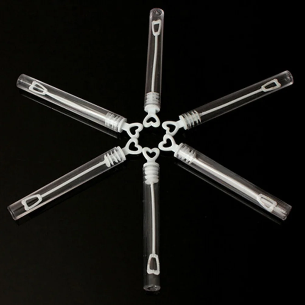 30 قطعة زجاجة فقاعية للأطفال مادة بلاستيكية متينة على شكل قلب غطاء أنيق لحفلات الزفاف وحفلات الزفاف وحفلات استقبال المولود الجديد #4