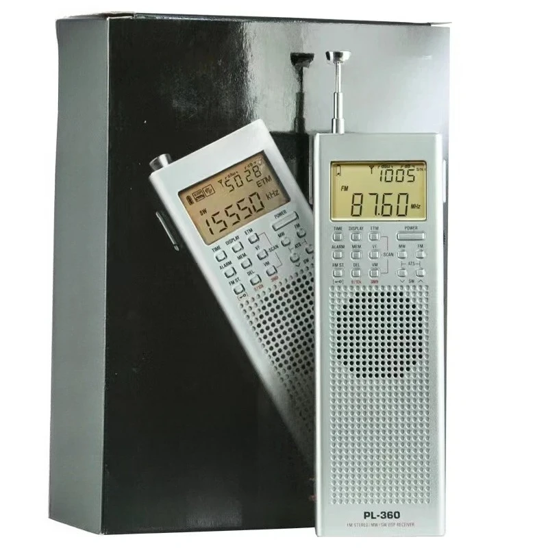 Portable Full-Band Digital Demodulator DSP Chip Radio Retro Stereo Antenna