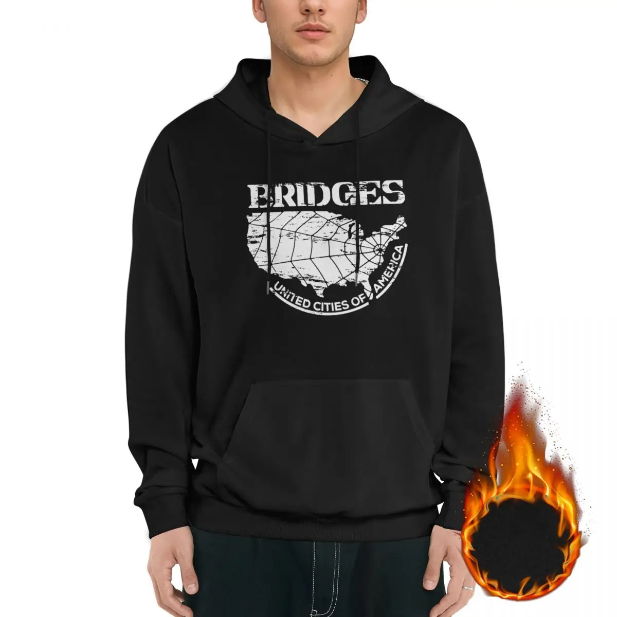 Bridges Company Games For Fans Death stranding mens clothing cheap hoodies street wear clothes graphic hoodies hoodies for men