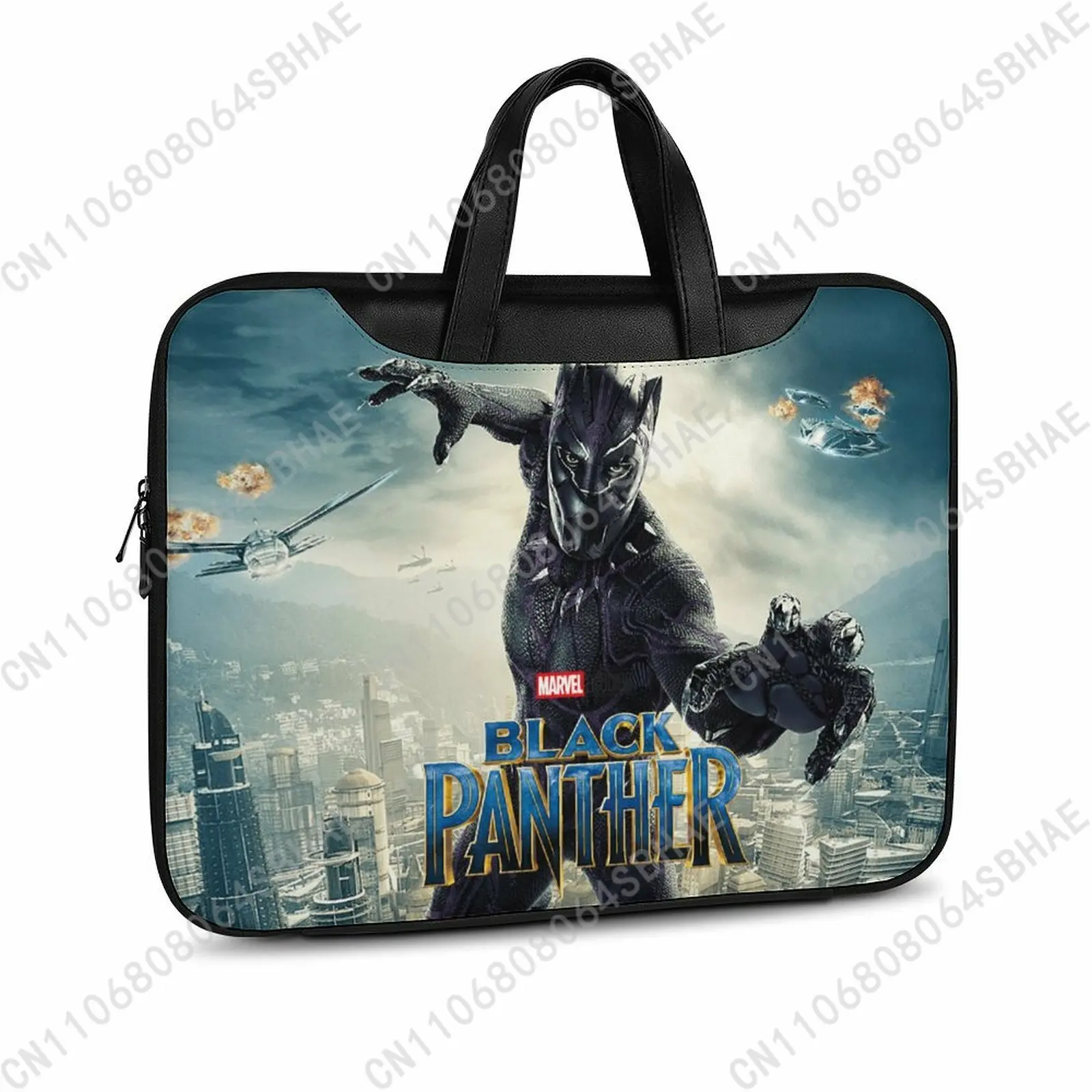

Кожаный портфель Marvel Black Panther на заказ, унисекс, для ноутбука, деловой, ретро, из натуральной кожи, для косплея