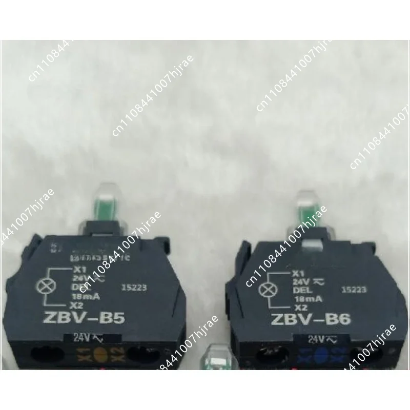 Indicator Light Module ZBVB4 ZBV-B5 ZBV-B6 Red Yellow Blue AC DC24V Lamp Base New Unit Part