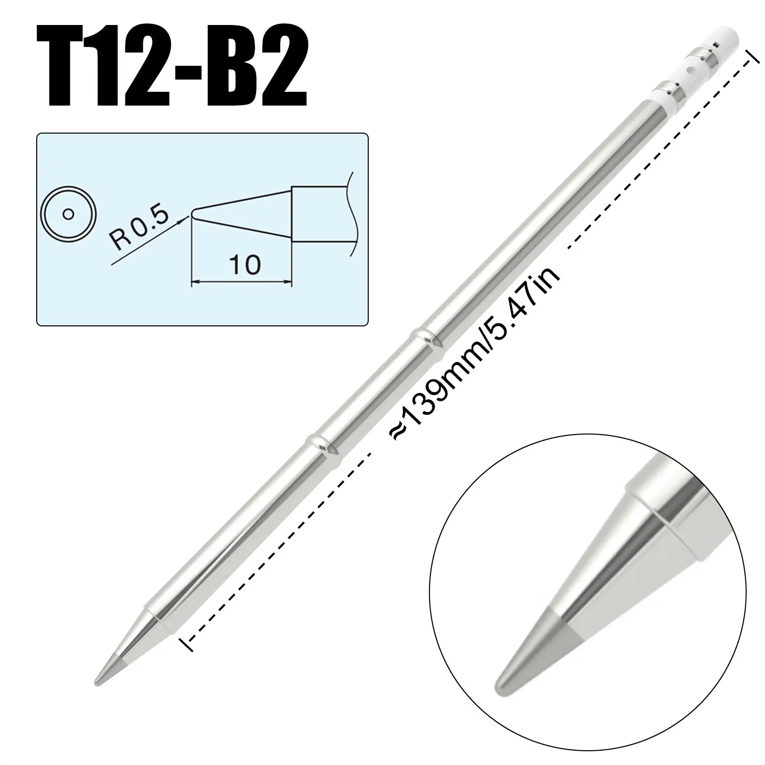 T12 Series Electric Soldering Iron Tips Replacement Model T12-B2 BC2 C4 For Hakko fx951 DIY Soldering Station Kits Welding Tips