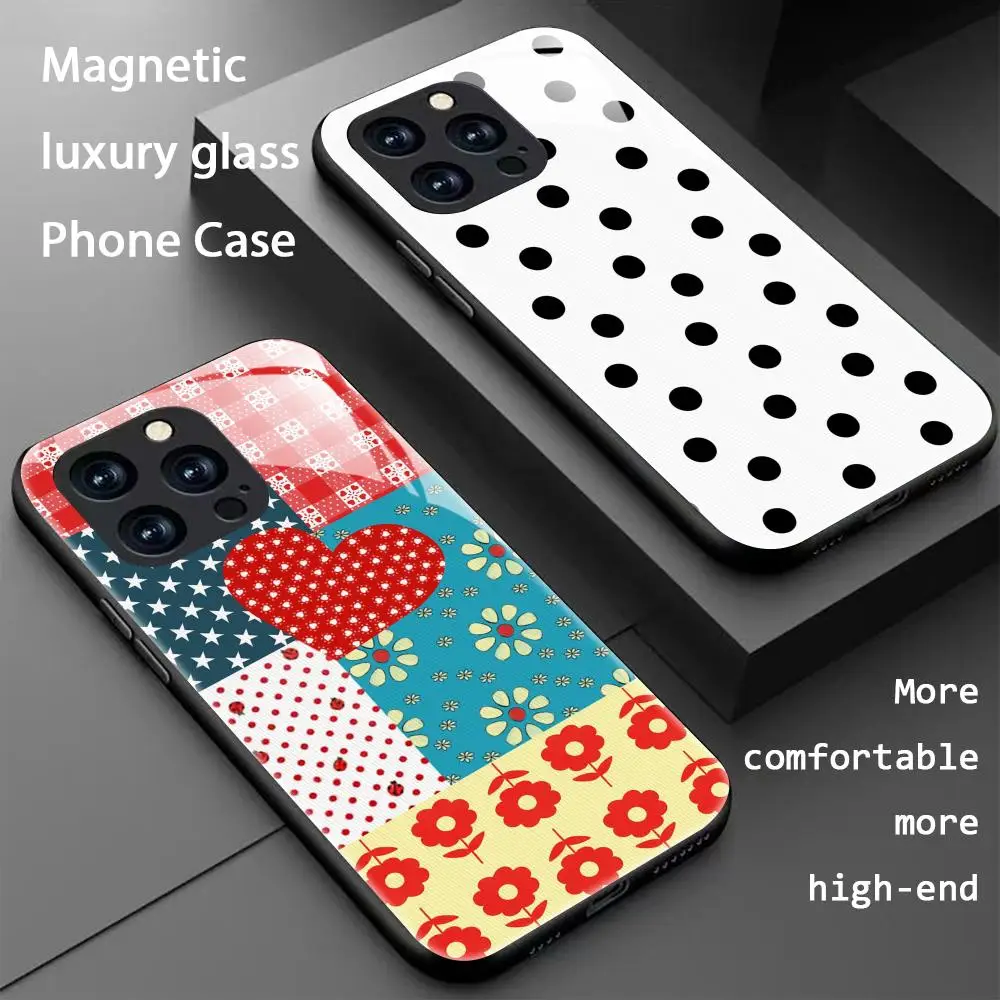 Горячая новинка: чехол WILDFLOWER для iPhone 17, 16, 15, 14, 13, 12, 11, X, XR, XS, 8 Plus, Mini, Pro, Max – стеклянный магнитный чехол для телефона