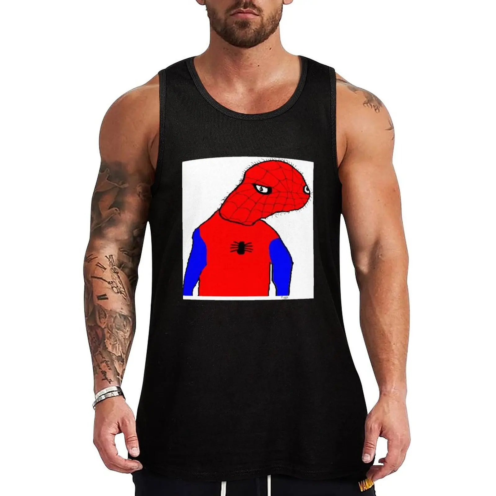 

Spooderman Tank Top Men's summer t-shirt t-shirt for men bodybuilding t-shirt