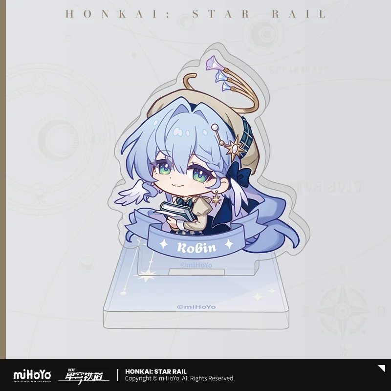Sunsyea Honkai Star Rail Official Merch miHoYo Original Authentic Nameless Medal Series Acrylic Seal Ornament Sunday Robin