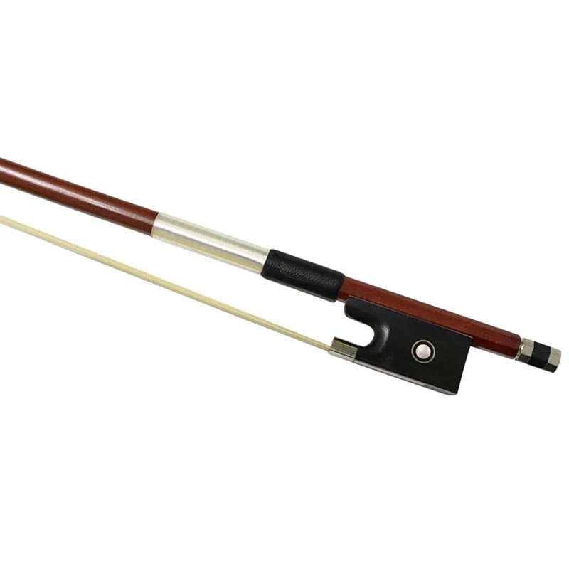 Professional Brazilwood Violin Bow Playing Durable Violin Bow Musical Instruments Portable Learn Practice Bow