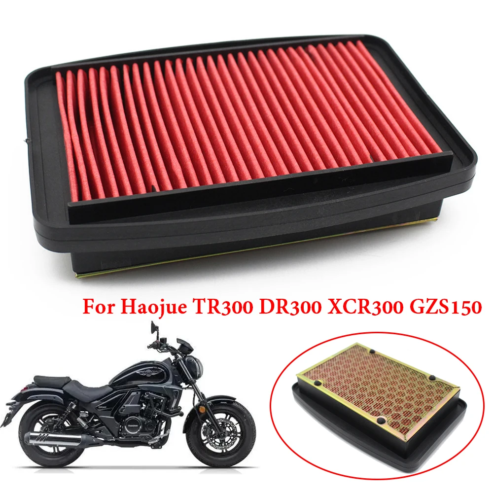 

For Haojue TR300 GZS150 DR300 XCR300 HJ150-29A Motorcycle Replacement Air Intake Filter Cleaner Racing Motorbike Air Filter