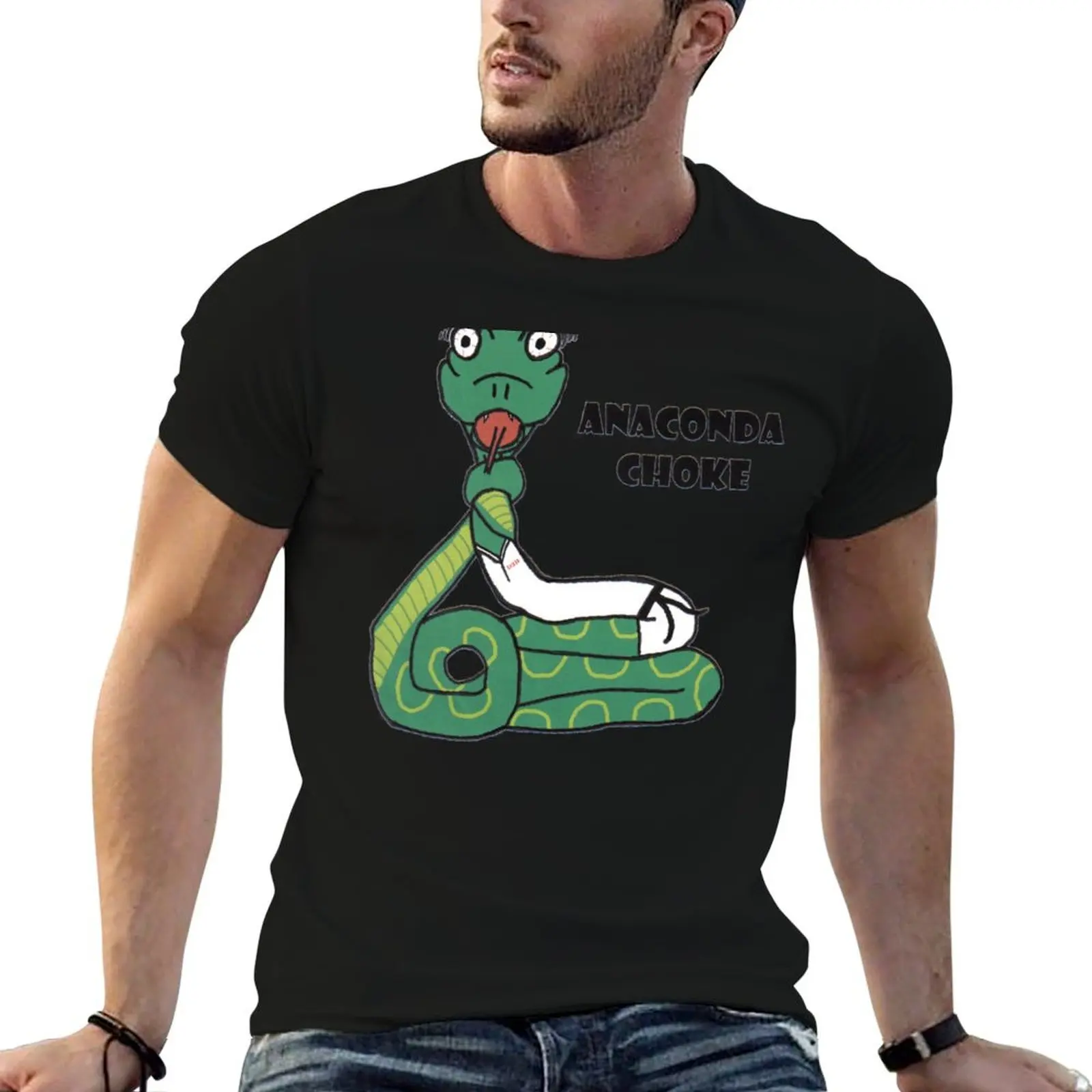 Anaconda Choke T-Shirt blacks anime tshirt Men's t shirts