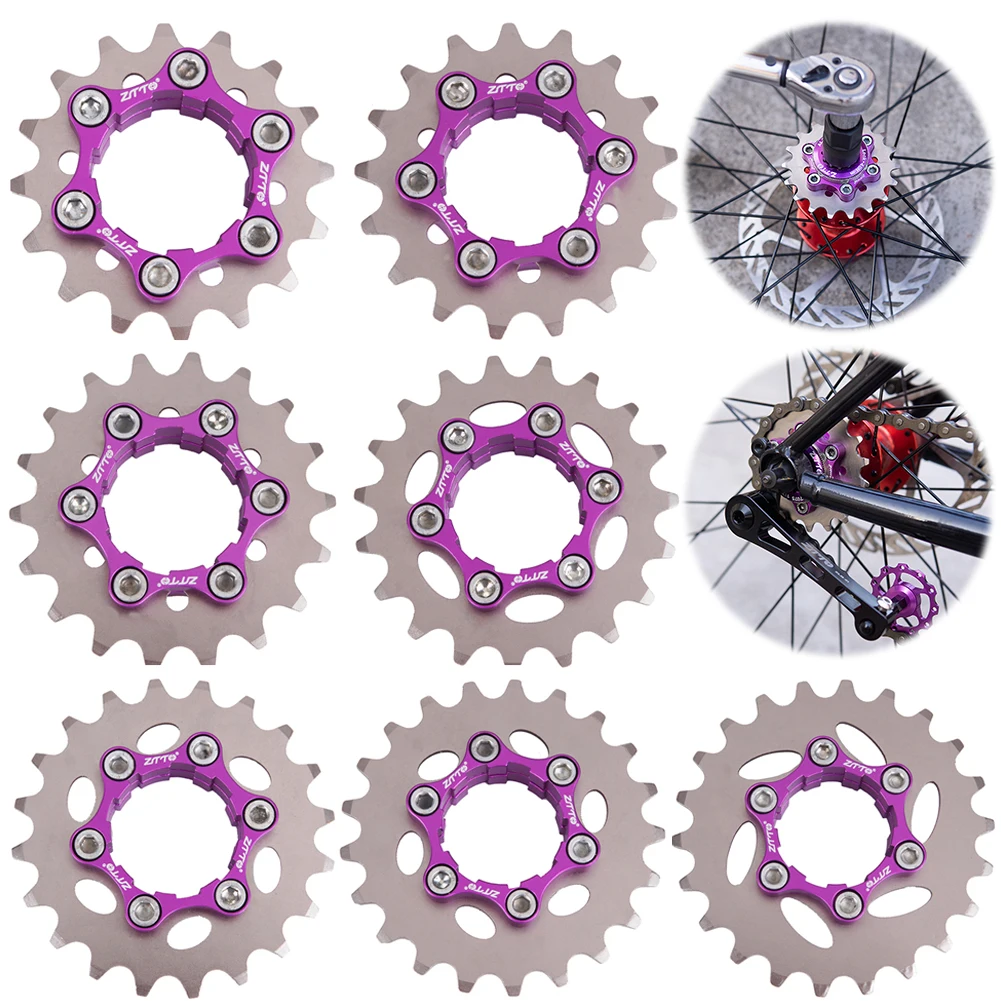 Fahrrad 1-Gang-Kettenrad 16t/17t/18t/19t/20t/21t/22t Kassette Fahrrad Kettenrad Fahrrad Single Speed