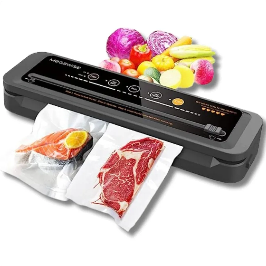 

Powerful and Compact Vacuum Sealer hine OneTouch Automatic Food Sealer