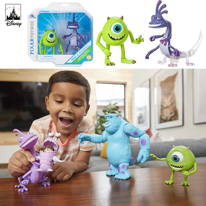 Disney Pixar Monsters Inc Mike and Randall Movable Joint Action Figure Toys  Monsters University Anime Figures Dolls Kids Gifts - AliExpress 26