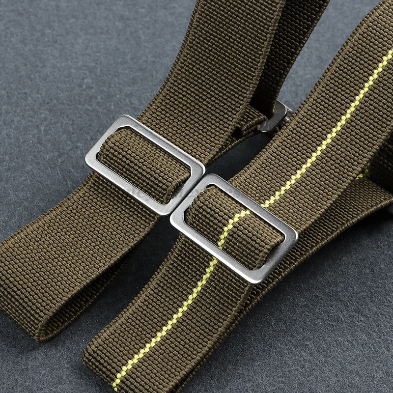 Elastic Nylon Watch Band for Seiko for Rolex for Huawei Watch GT5/GT4/GT3 Sports Bracelets Parachute Watch Strap 18mm 20mm 22mm