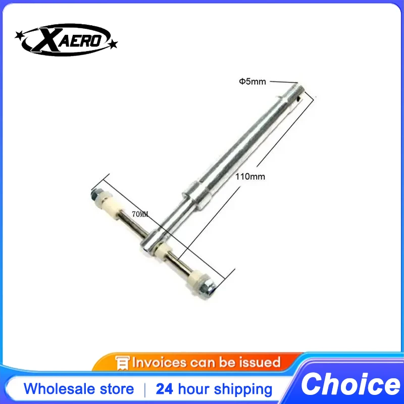 

110 мм металлическое амортизирующее шасси для радиоуправляемого вертолета, детали для дронов из алюминиевого сплава с ЧПУ, детали для дронов