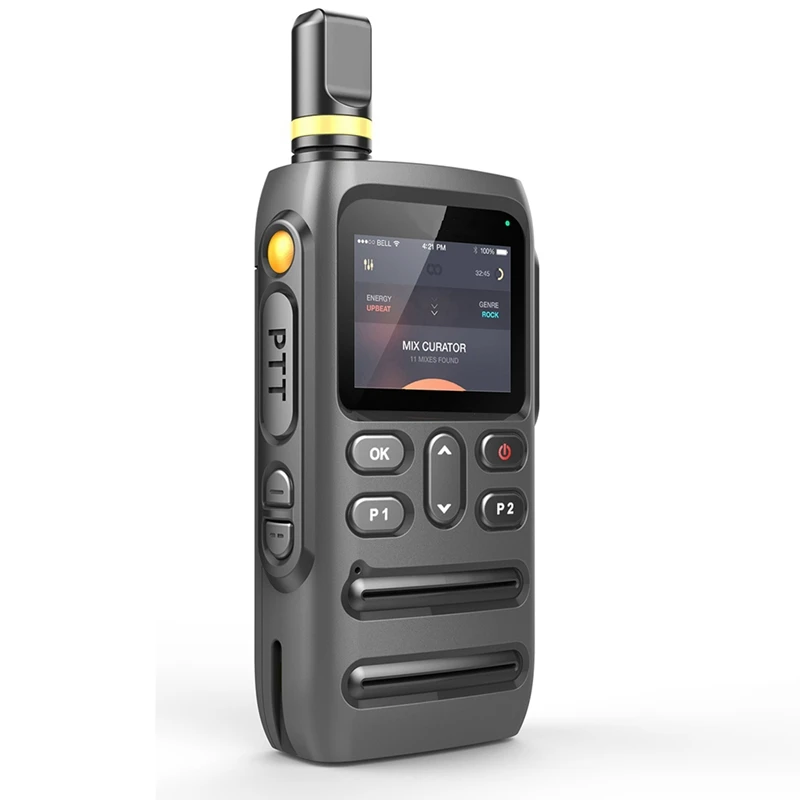 Walkie-talkie Digital JX-700 4G, conexión WIFI/Bluetooth, posicionamiento GPS, tiempo de espera superlargo, ABS, 1 Juego