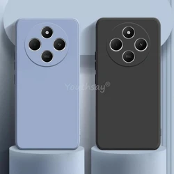 Xiaomi Redmi 14C 케이스 액체 실리콘 일반 케이스 Redmi 14C 커버 TPU 안티 드롭 전화 보호기 커버 Redmi 14 C 케이스