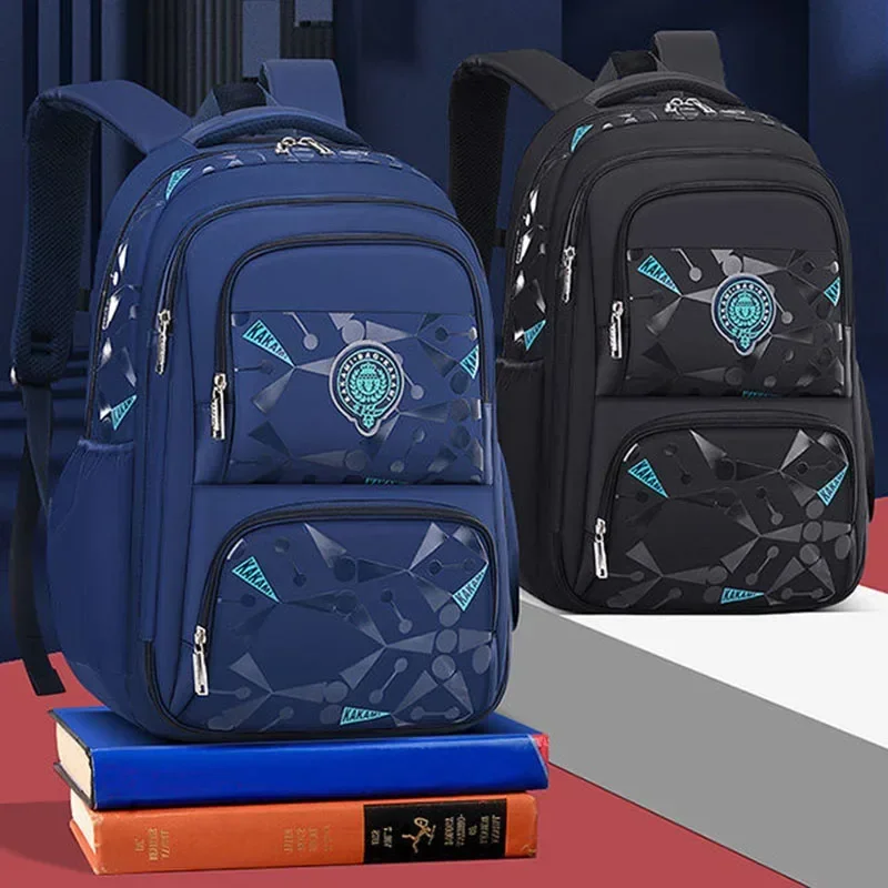 Primary School Students' Schoolbags Children's Side-opening Backpacks Large Capacity Wear-resistant Waterproof and Lightweight