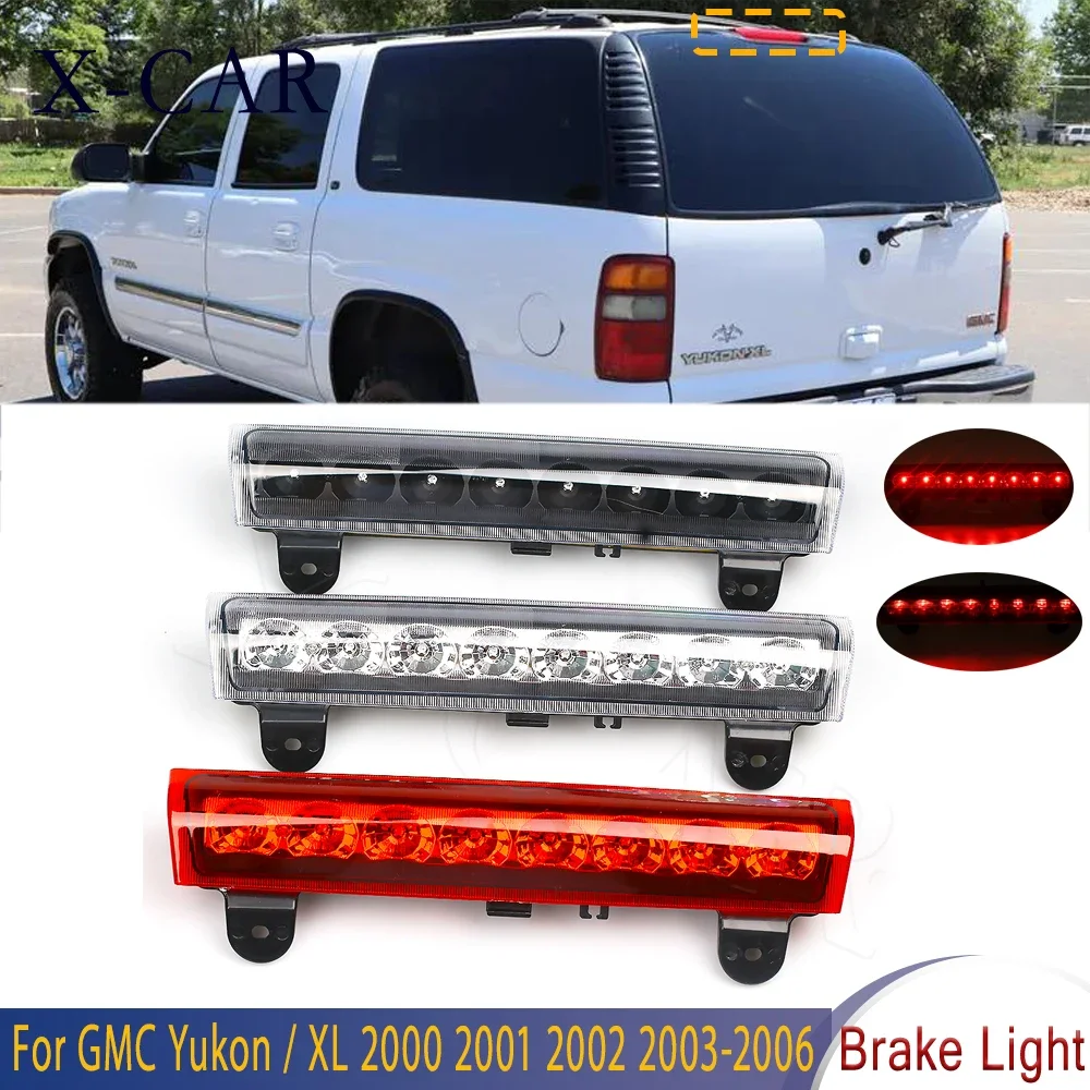 High Mounted Brake Light For GMC Yukon Chevrolet Tahoe Suburban 1500 2001 2002 2003 2004 2005 2006 Rear Roof 3rd Brake Light