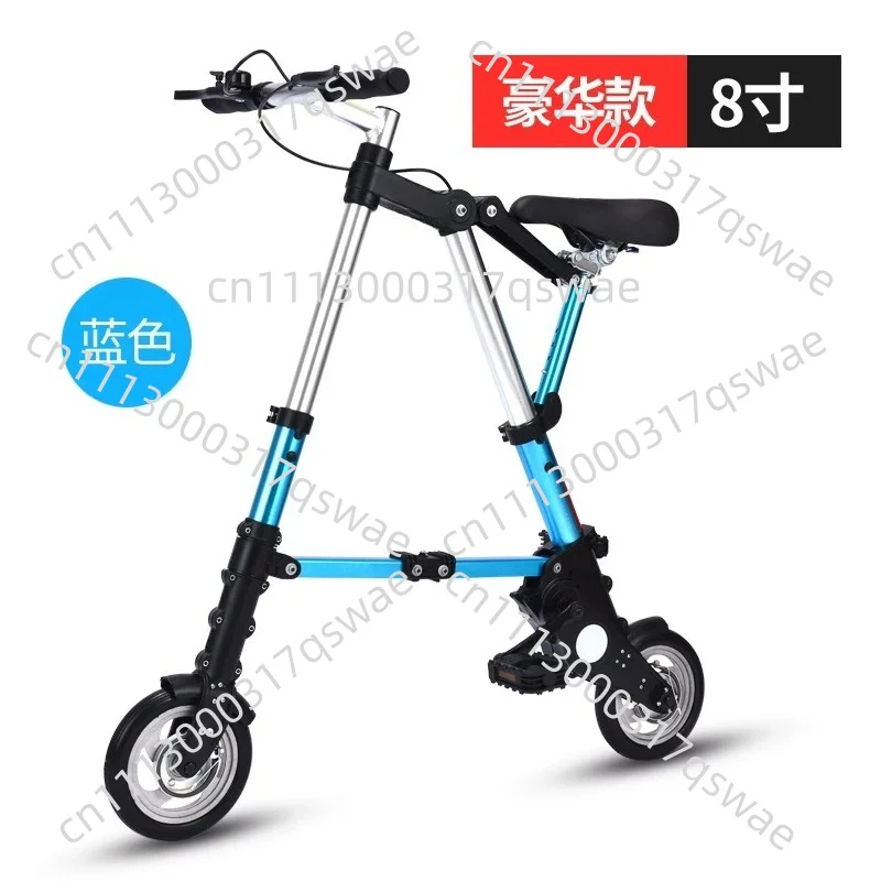 Portable Folding Bicycle Mini Commuter Bike Lightweight Carrying Cycle  Sports Fitness Riding Bicycle Compact Urban