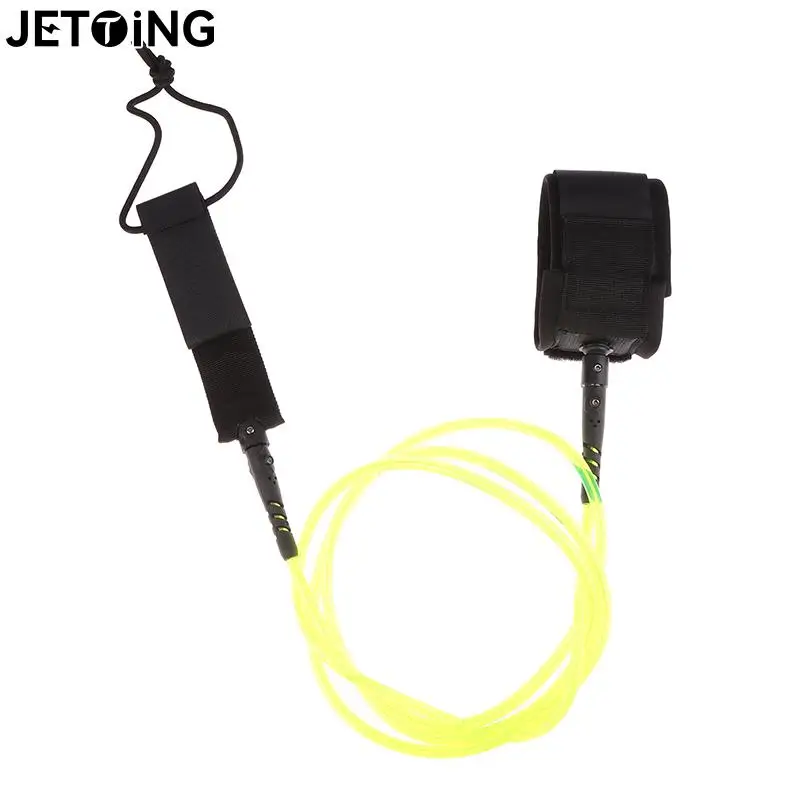 1Pc Surf Leash 6ft Sup Board Surf Leg Touw Surfplank Riem Tpu Rvs Wartels Opblaasbare Paddle Board Longboard Voet Touw