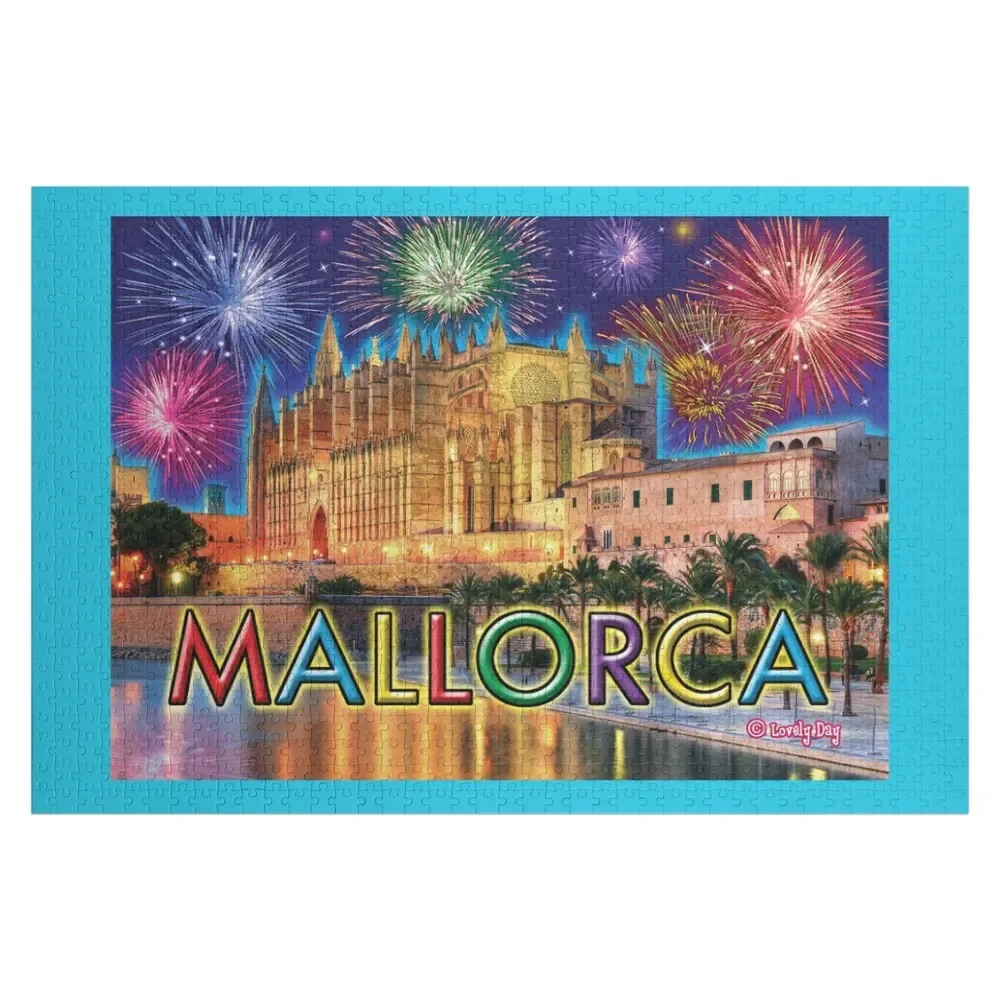 

Mallorca Fireworks Famous Lovely Day design Jigsaw Puzzle Wooden Name Personalized Wooden Name Puzzle