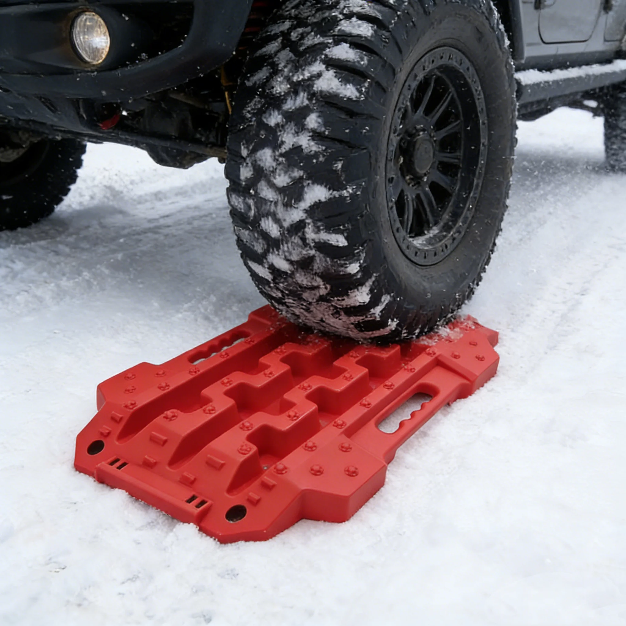 

Spliceable Traction Boards Anti Slip Snow Desert Load-bearing Nylon Recovery Traction Boards for Off-road