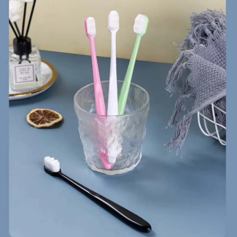 

1/5PCS Ultra-Fine Soft Waves Head Manual Toothbrush Soft Fiber Deep Cleaning Toothbrush Portable Household Travel Cleaning