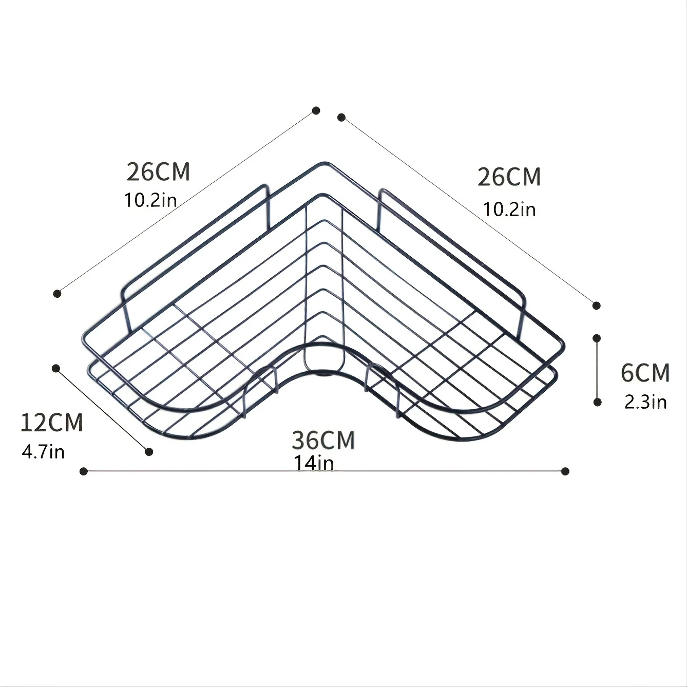 Étagère d\'angle sans poinçon, étagère HOT1, HOToilet trépied mural sans couture, rangement T1