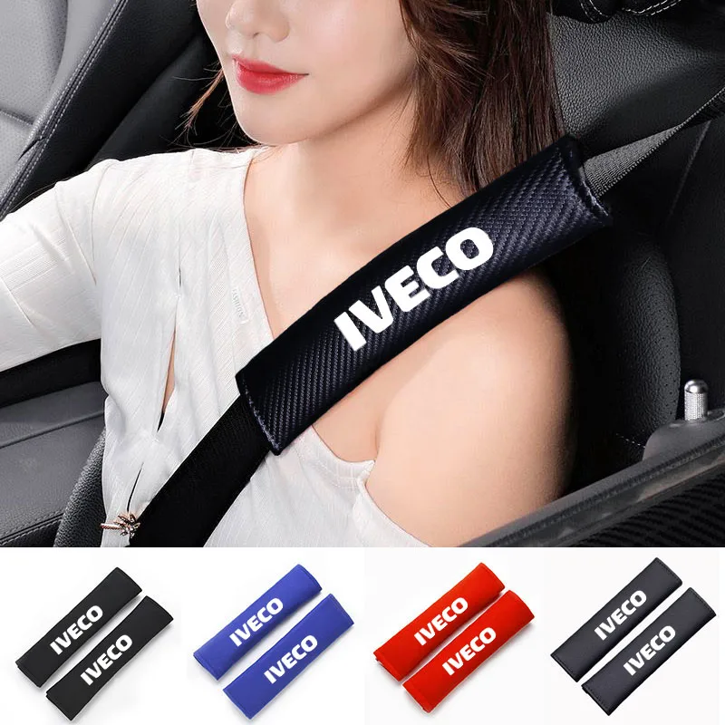 Car Safety Belt Cover Shoulder Pad for Kids Adults For Iveco Daily IV V VI Van EcoDaily Accessories Car Shoulder Protector Pad